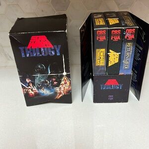 Rare Star Wars Trilogy 3 VHS Box Set 1988 CBS FOX Video Lucasfilm, Very Clean